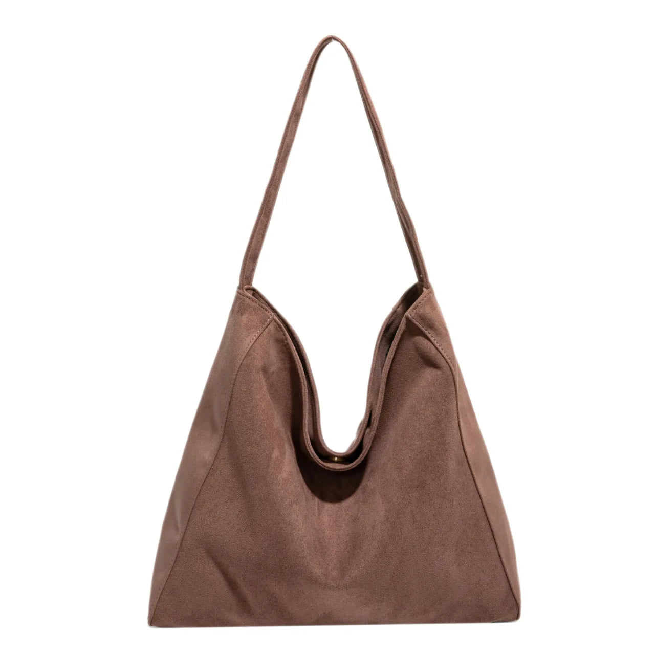 Single-shoulder Bag Women's Casual Plain Color Shoulder to Hand Carry Fashionable and Versatile Canvas Bag