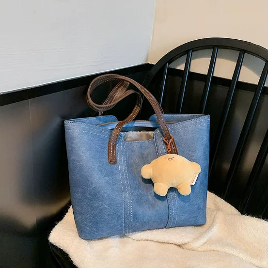 Women's Bag New Fashion Trendy Shoulder Bag Simple Versatile Small Handbag Popular Soft Leather Tote Bag for Women