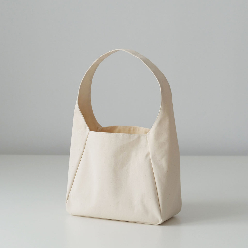 Reusable Canvas Tote Bag Eco-Friendly Medium Capacity Shopping Bag Blank Grocery Bag with Wide Bottom for Women