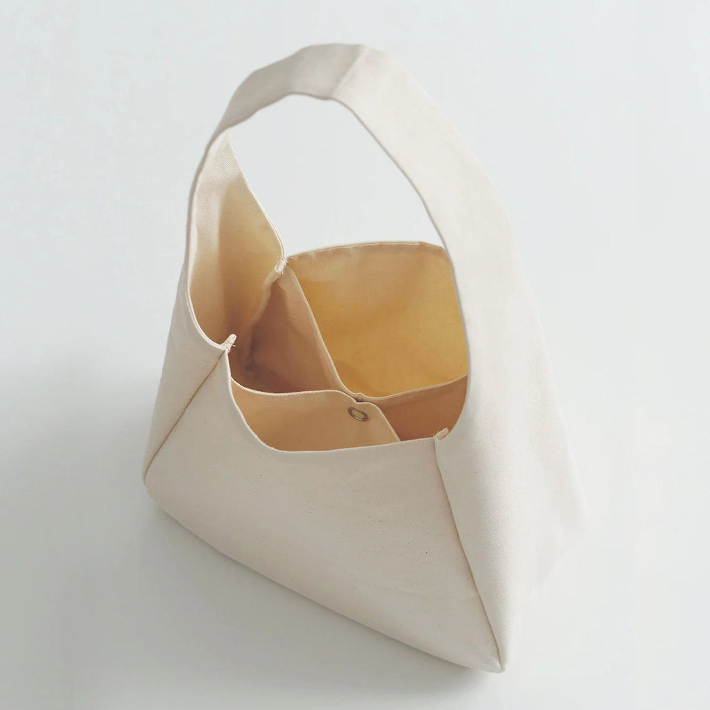 Reusable Canvas Tote Bag Eco-Friendly Medium Capacity Shopping Bag Blank Grocery Bag with Wide Bottom for Women