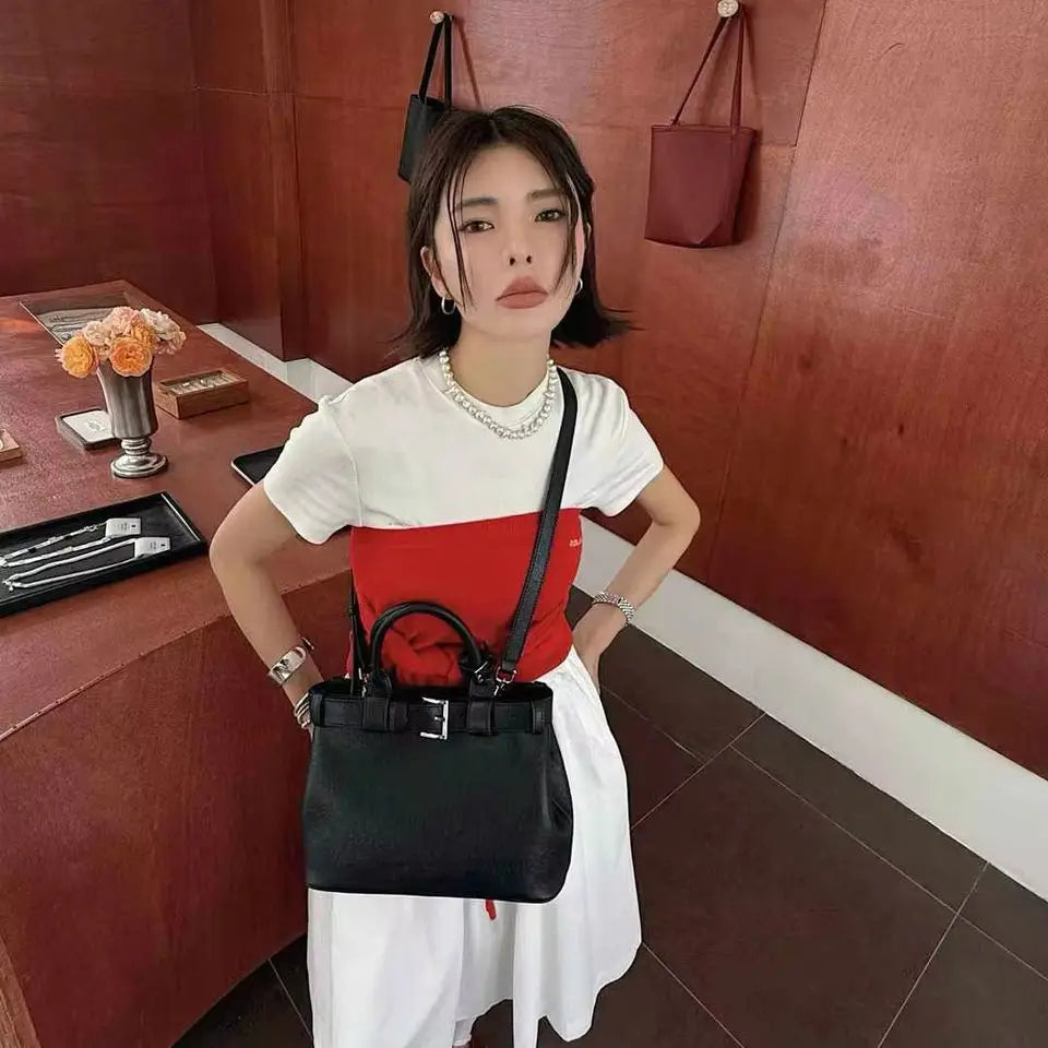 Woman Luxury Genuine Leather Designer Crossbody Bags Trendy Large Capacity Tote Handbags for Women