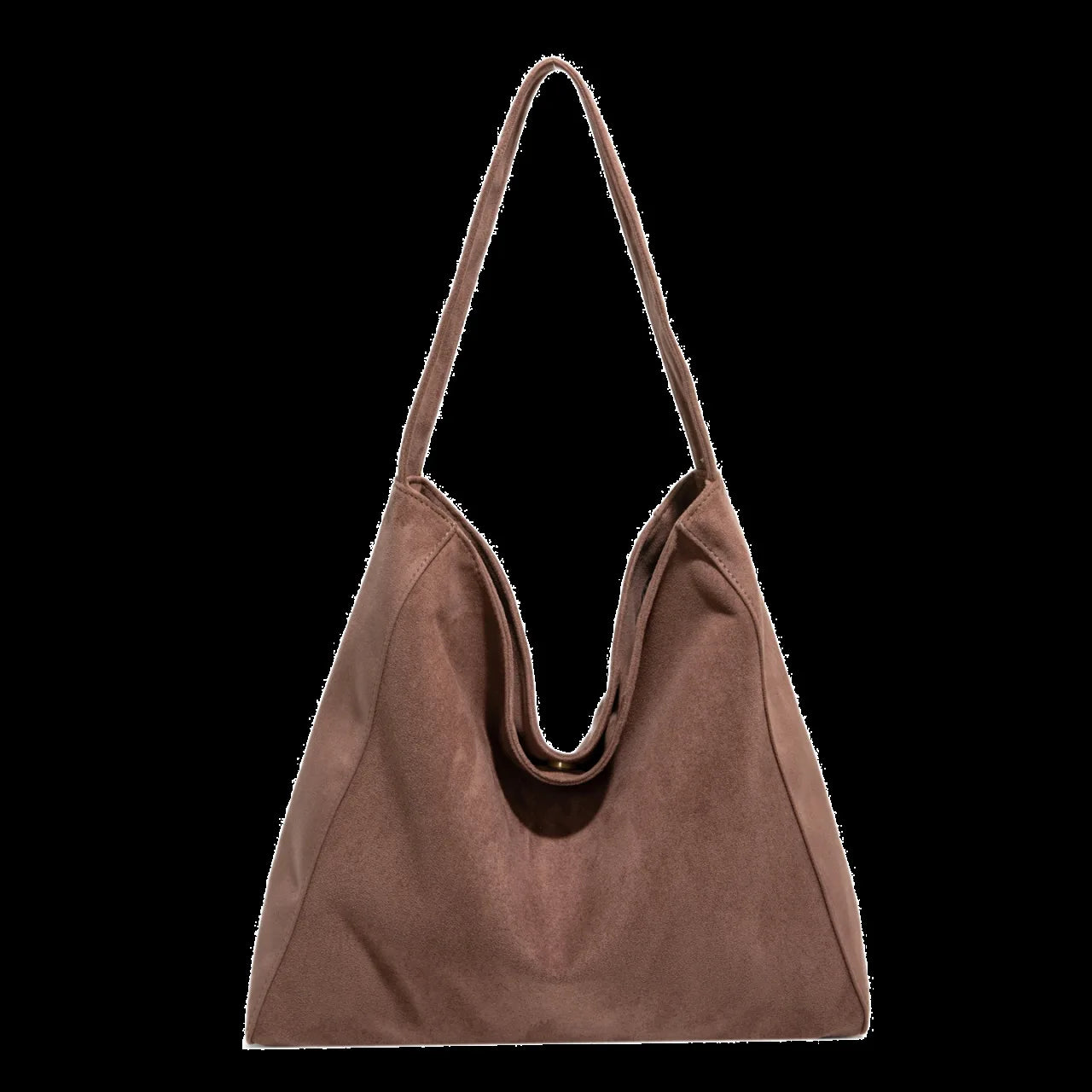 Single-shoulder Bag Women's Casual Plain Color Shoulder to Hand Carry Fashionable and Versatile Canvas Bag