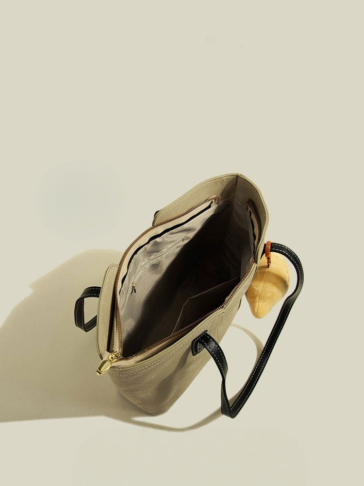 Fashion Trendy Women's Shoulder Bag Simple Versatile Small Handbag Popular Soft Leather Tote Bag for Ladies