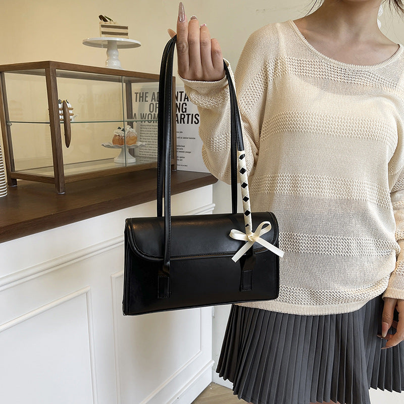 Korean Style Elegant Shoulder Bag Premium PU Leather Handbag Fashion Designer Tote for Ladies