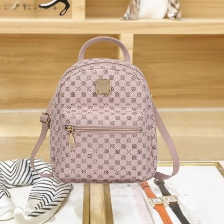 Mini PU Leather Women Backpack Lightweight Small School Bag Fashion Shoulder Bag for Girls