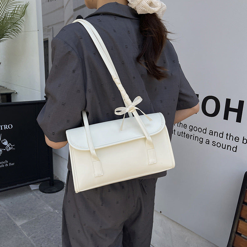 Korean Style Elegant Shoulder Bag Premium PU Leather Handbag Fashion Designer Tote for Ladies