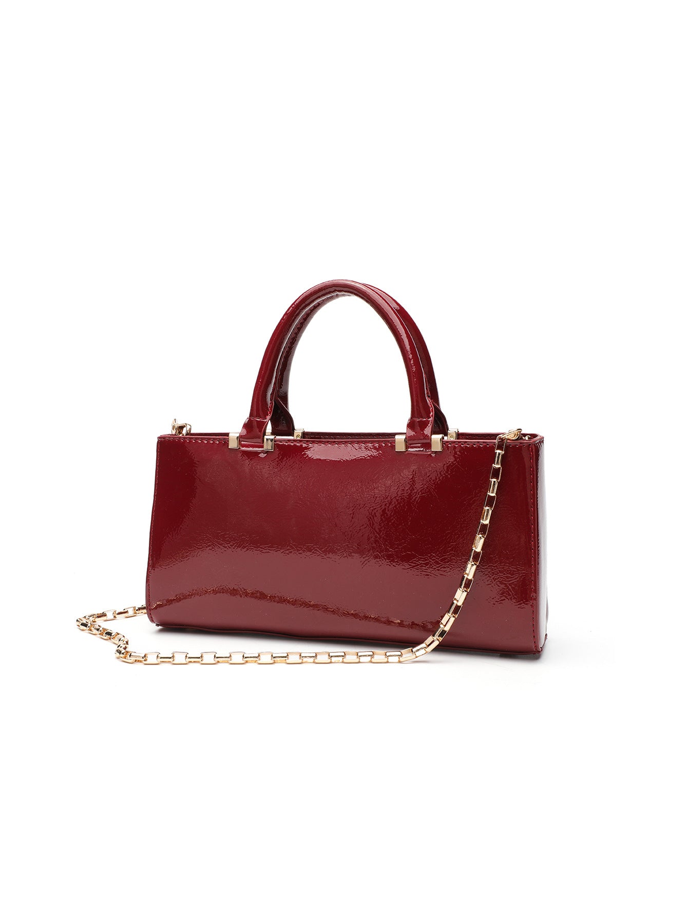 Design Women's Luxury Handbag Patent Leather Fashion Shoulder Bag PU Leather Ladies Crossbody Bag